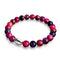 Mulberry Trance | Bracelet en argent sterling 925 | Bracelet œil de tigre Galaxy